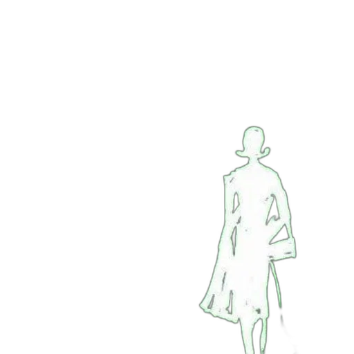 dress, jacket, staff, umbrella transparent PNG cut-out