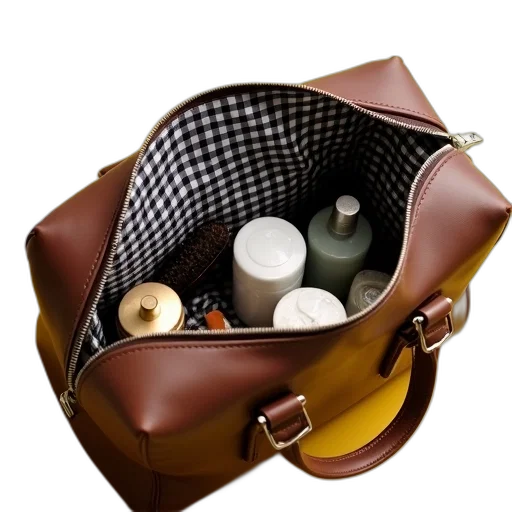 earth tones, brown, leather, travel transparent PNG cut-out