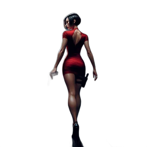 dress, mask, robot, staff transparent PNG cut-out