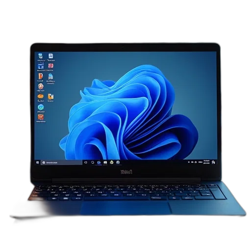 staff, 3d render, laptop, dell transparent PNG cut-out