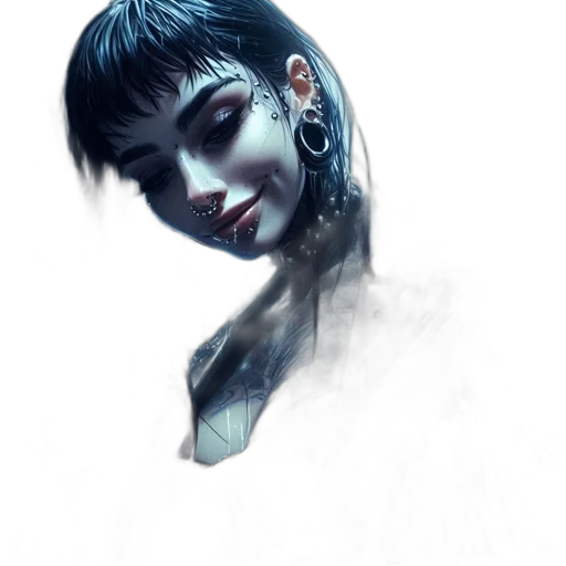 robot, face, mask, creature transparent PNG cut-out