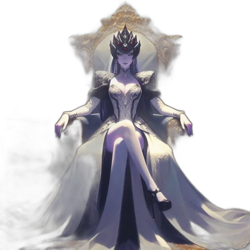crown, dress, staff, mask transparent PNG cut-out