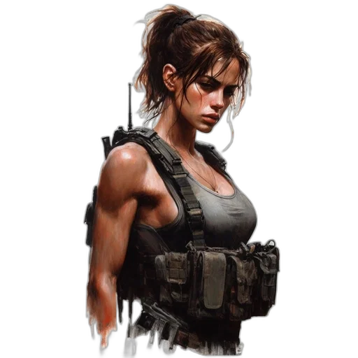 weapon, concept art, cyberpunk, fantasy art transparent PNG cut-out