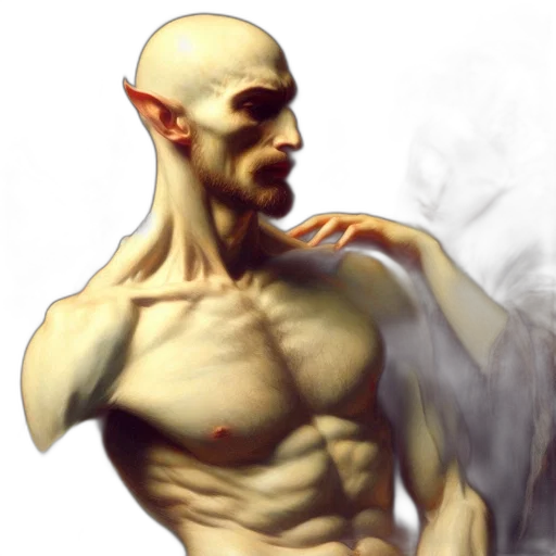 face, creature, concept art, fantasy art transparent PNG cut-out