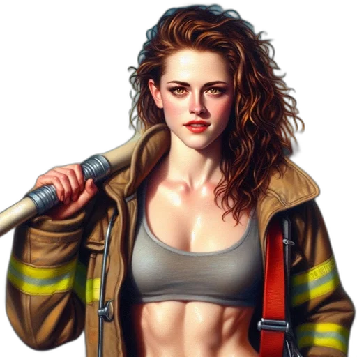 jacket, weapon, staff, comic book art transparent PNG cut-out
