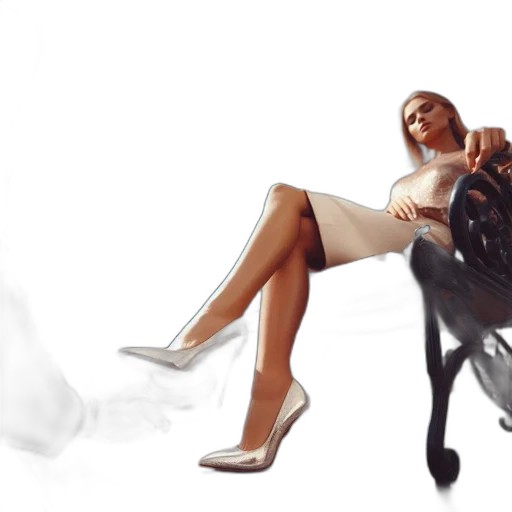 dress, furniture, shoes, concept art transparent PNG cut-out