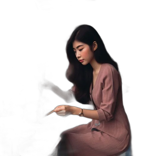 dress, staff, jewelry, umbrella transparent PNG cut-out