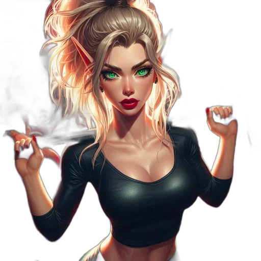 fantasy art, comic book art, concept art, cartoon transparent PNG cut-out
