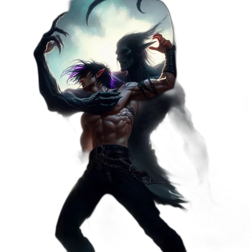 creature, dragon, mask, weapon transparent PNG cut-out
