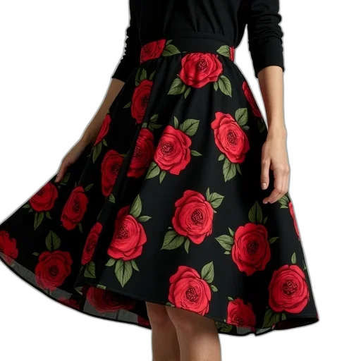 dress, red, dark, monochrome transparent PNG cut-out
