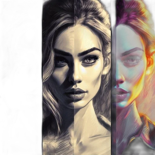 face, photorealistic, fantasy art, concept art transparent PNG cut-out