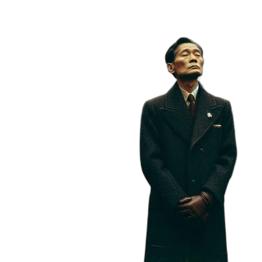 face, jacket, staff, mask transparent PNG cut-out