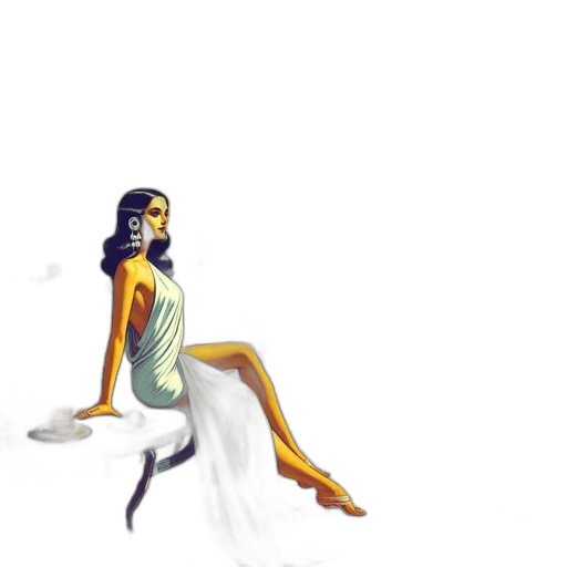 dress, creature, robot, concept art transparent PNG cut-out