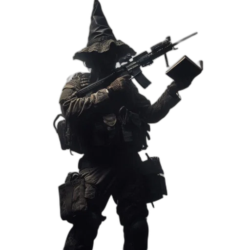 staff, weapon, mask, hat transparent PNG cut-out