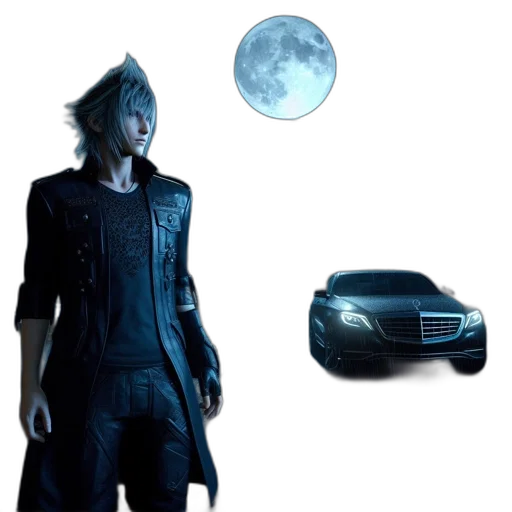 car, jacket, concept art, 3d render transparent PNG cut-out