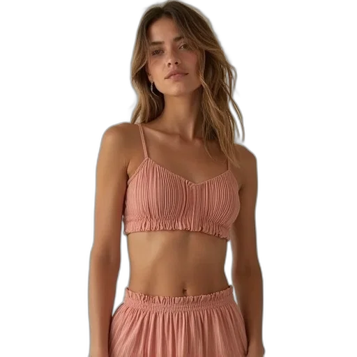 dress, earth tones, pastel, two transparent PNG cut-out