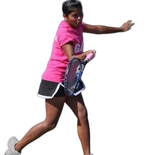 staff, young, girl, pink transparent PNG cut-out