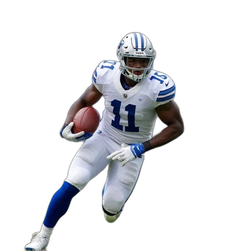 concept art, football, player, white transparent PNG cut-out