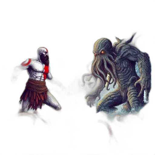 creature, concept art, fantasy art, pixel art transparent PNG cut-out