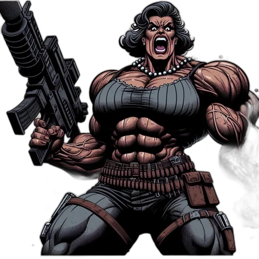 weapon, comic book art, concept art, muscular transparent PNG cut-out