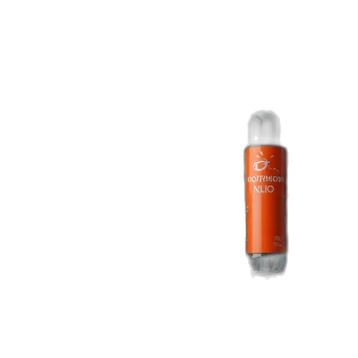 bottle, hair, 3d render, non transparent PNG cut-out