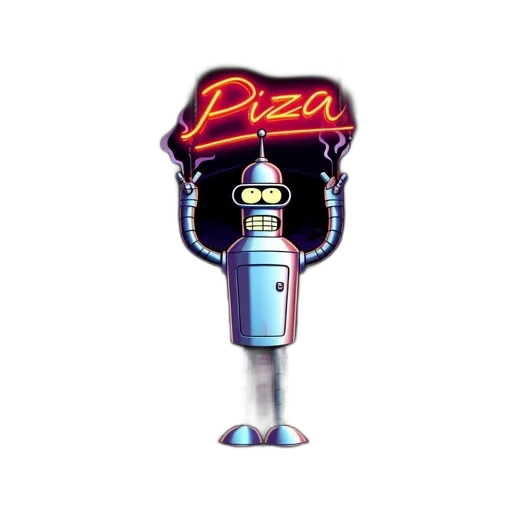 robot, food, staff, jacket transparent PNG cut-out