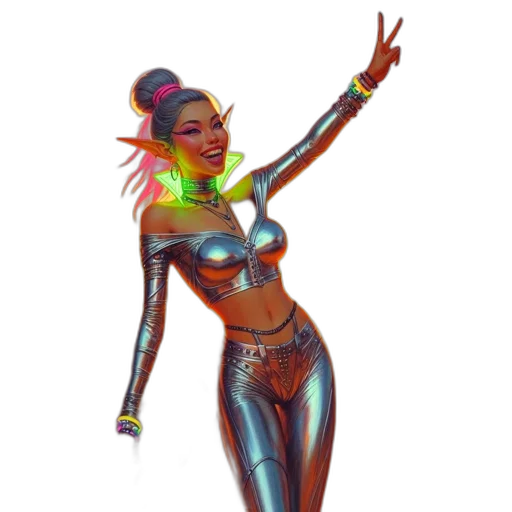 robot, concept art, cyberpunk, fantasy art transparent PNG cut-out