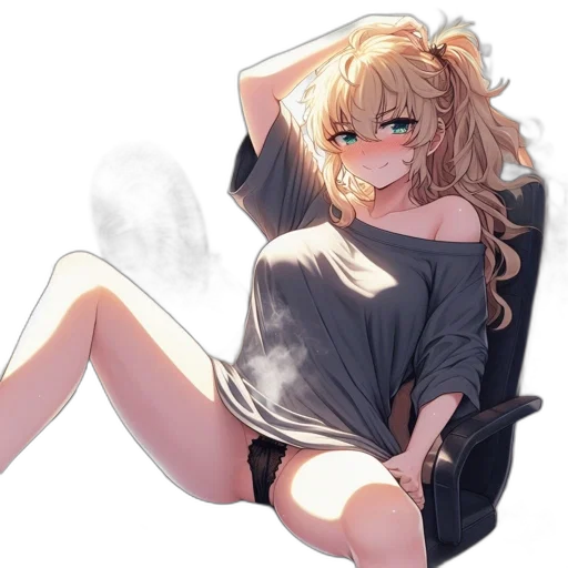 dress, jacket, dragon, staff transparent PNG cut-out