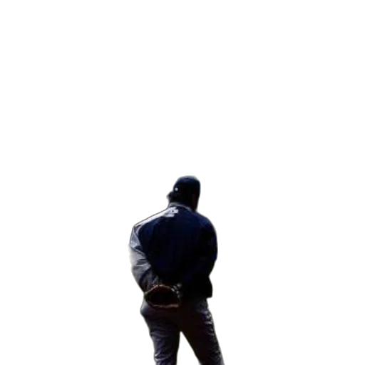 jacket, staff, hat, weapon transparent PNG cut-out