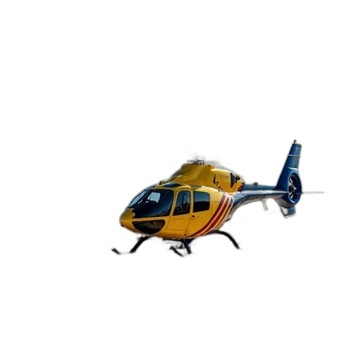 yellow, blue, helicopter, red transparent PNG cut-out