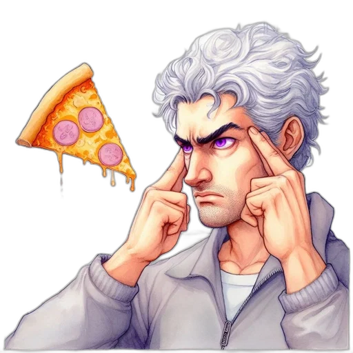 food, face, pixel art, concept art transparent PNG cut-out