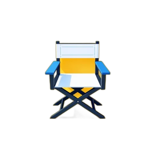 furniture, 3d render, blue, stylized transparent PNG cut-out