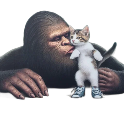 animal, creature, concept art, photorealistic transparent PNG cut-out