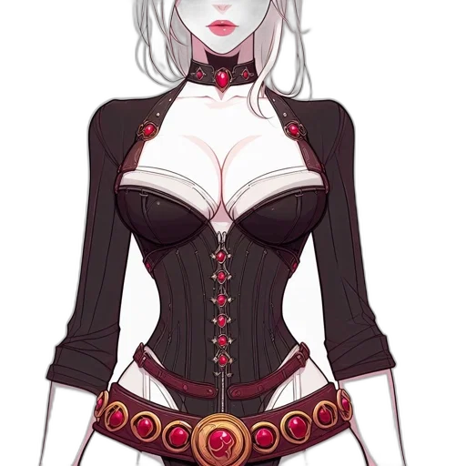 dress, staff, fantasy art, concept art transparent PNG cut-out