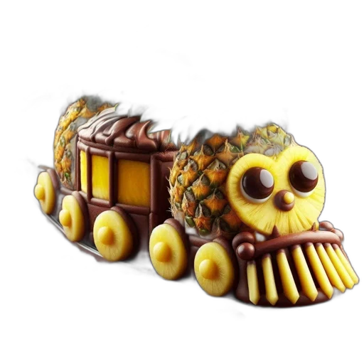 car, 3d render, train, made transparent PNG cut-out