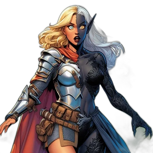 comic book art, fantasy art, concept art, pixel art transparent PNG cut-out