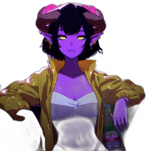 jacket, hat, crown, staff transparent PNG cut-out