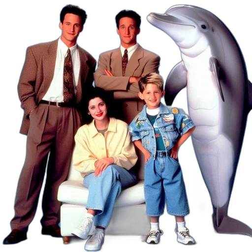animal, vaporwave, underwater, four transparent PNG cut-out