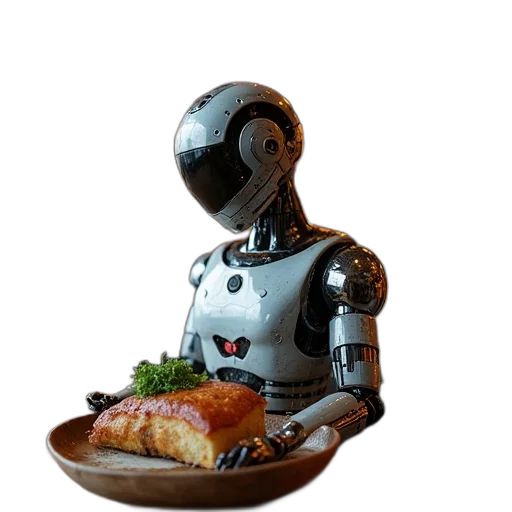robot, food, animal, 3d render transparent PNG cut-out