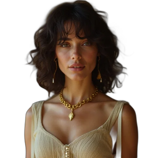 jewelry, dress, face, crown transparent PNG cut-out