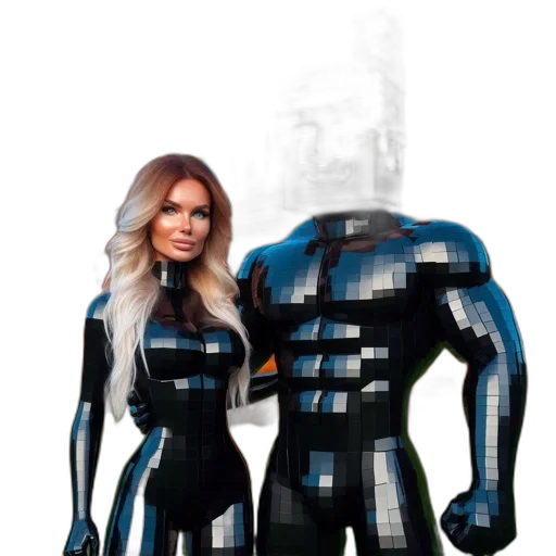 robot, dress, jacket, concept art transparent PNG cut-out