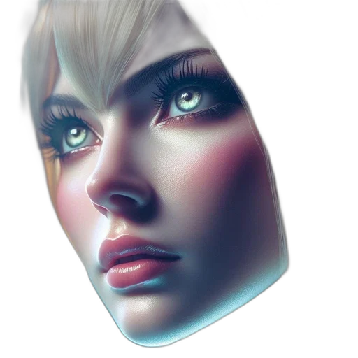 face, mask, robot, crown transparent PNG cut-out