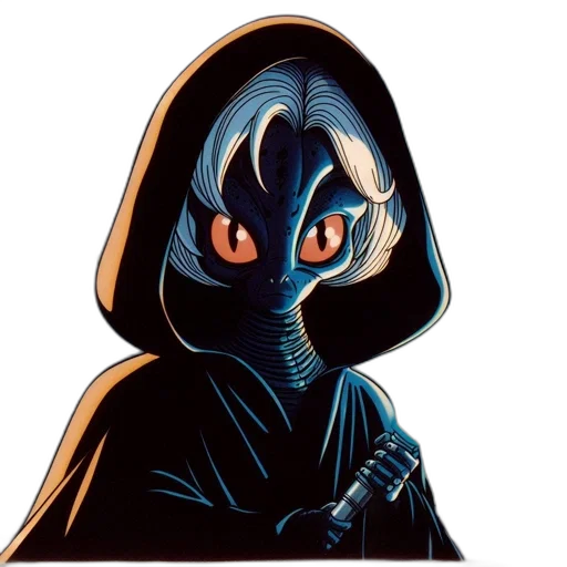 mask, staff, face, creature transparent PNG cut-out