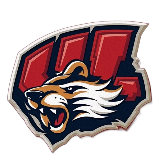 northwest, affiliated, wisconsin, badgers transparent PNG cut-out