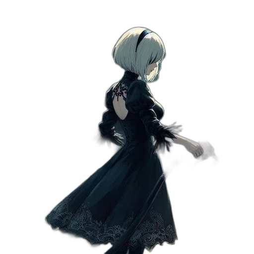 dress, staff, creature, mask transparent PNG cut-out