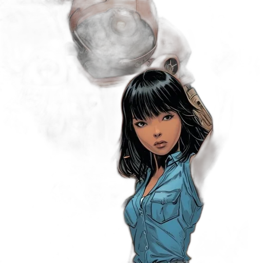 comic book art, concept art, fantasy art, cartoon transparent PNG cut-out