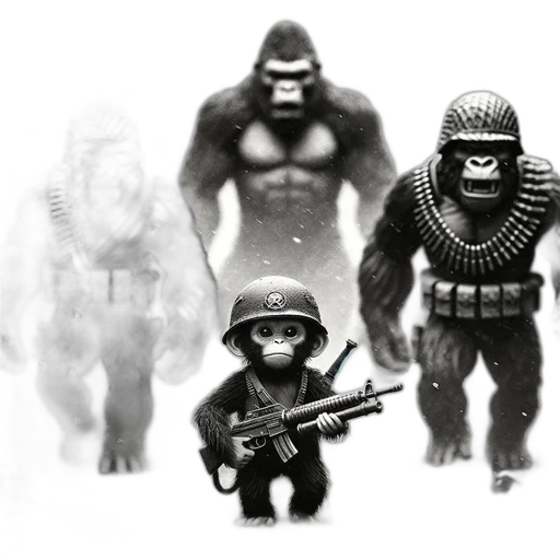 animal, concept art, comic book art, pixel art transparent PNG cut-out