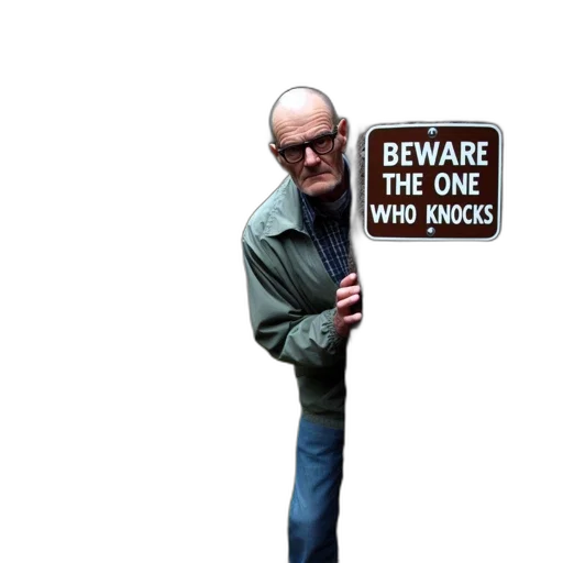 creature, jacket, staff, weapon transparent PNG cut-out