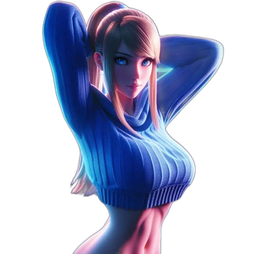 dress, robot, staff, concept art transparent PNG cut-out
