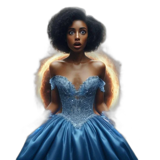 dress, crown, fantasy art, concept art transparent PNG cut-out